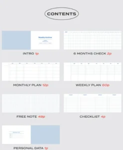Iconic Undated Weekly Archive Planner