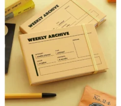 Iconic Undated Weekly Archive Planner