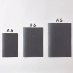 Isshoni Slim Grid Notebook - A6, B6, A5