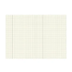 Isshoni Slim Grid Notebook - A6, B6, A5