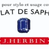 J Herbin Fountain Pen Ink Bottle -- Eclat de Saphir : Sapphire Blue