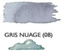 J Herbin Fountain Pen Ink Bottle -- Gris Nuage : Cloudy Grey
