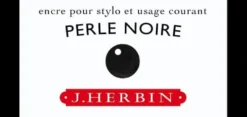 J. Herbin Fountain Pen Ink – Perle Noire, 30ml Bottle