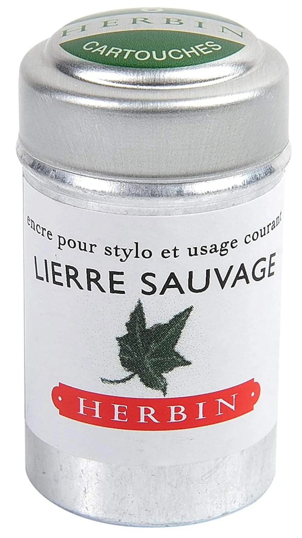 J Herbin Ink Cartridges Tin