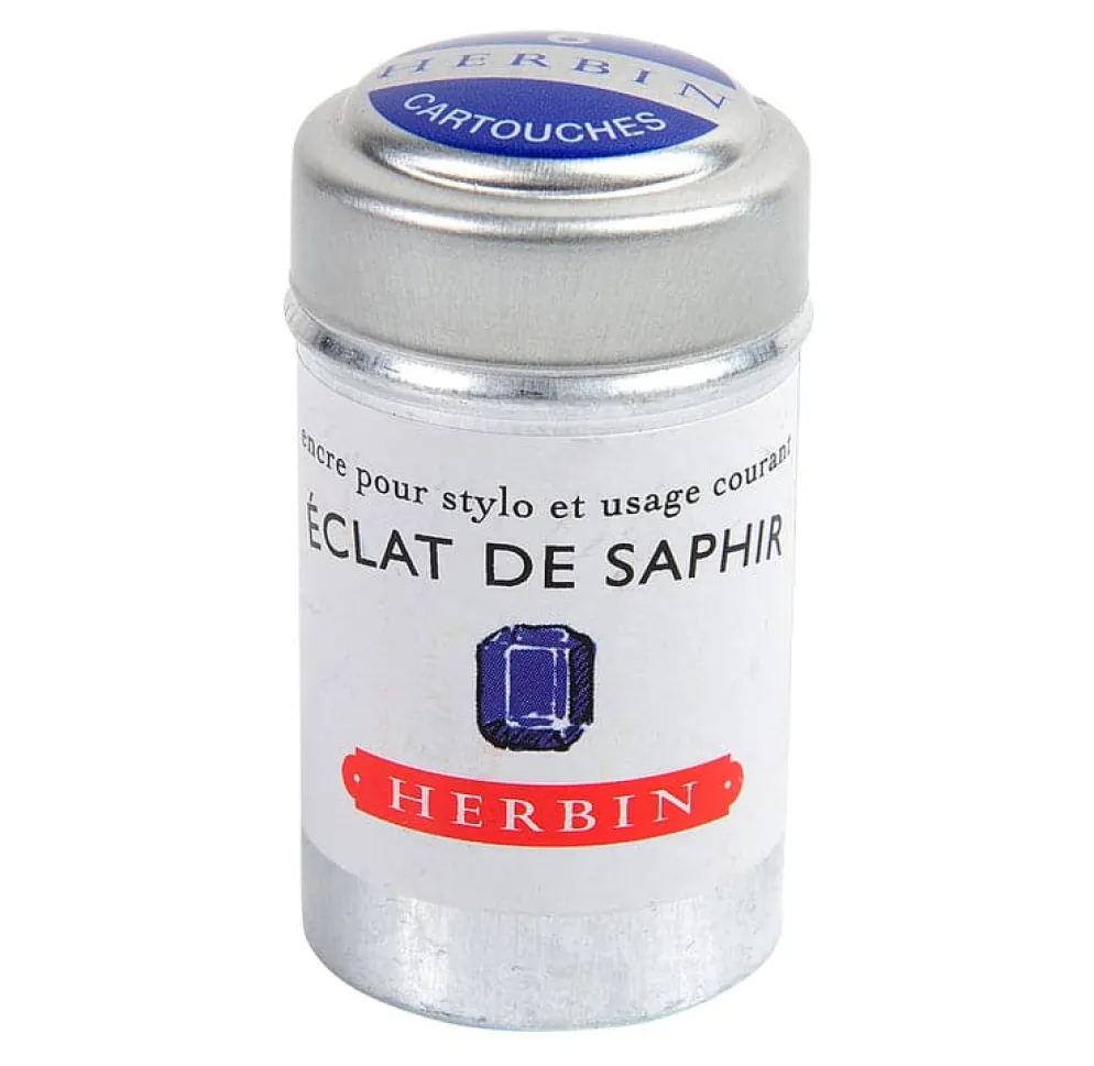 J Herbin Ink Cartridges Tin