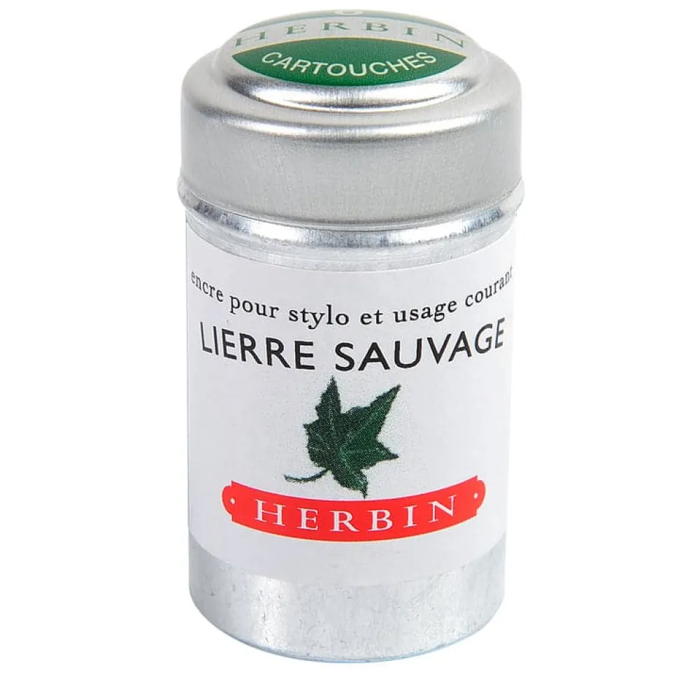 J Herbin Ink Cartridges Tin