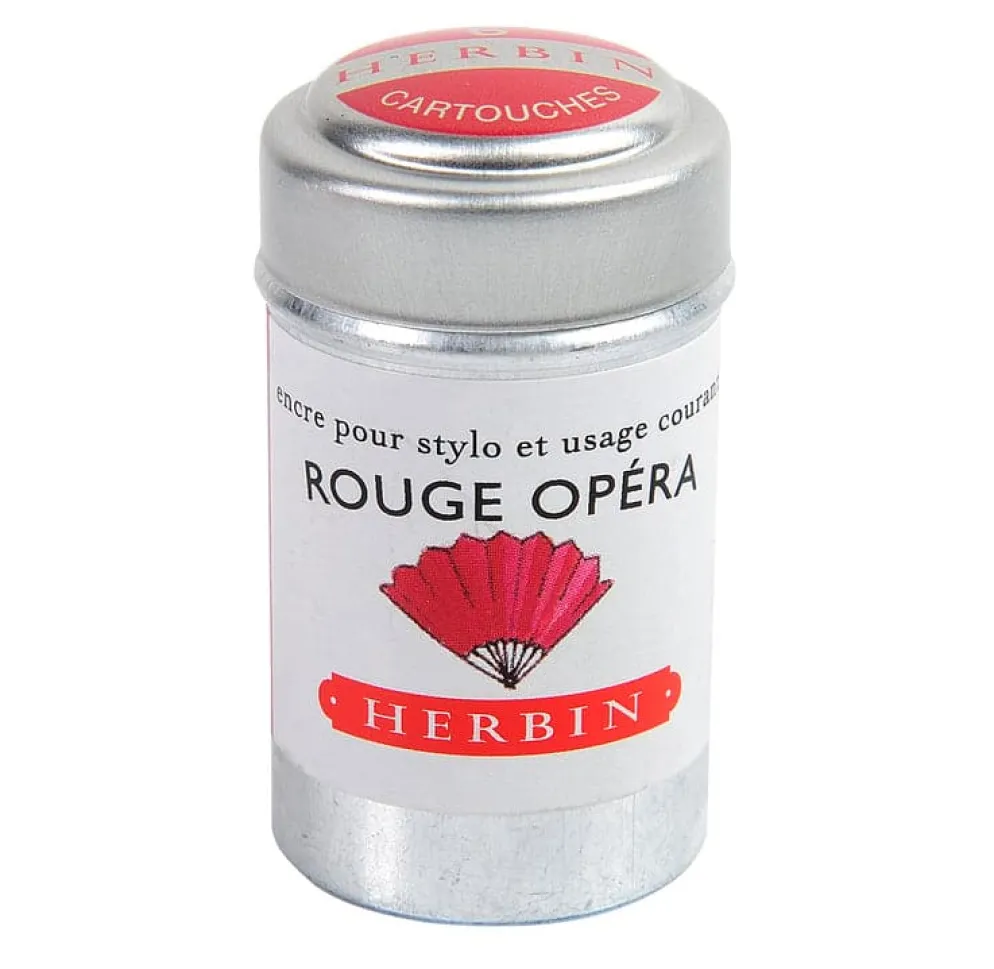 J Herbin Ink Cartridges Tin