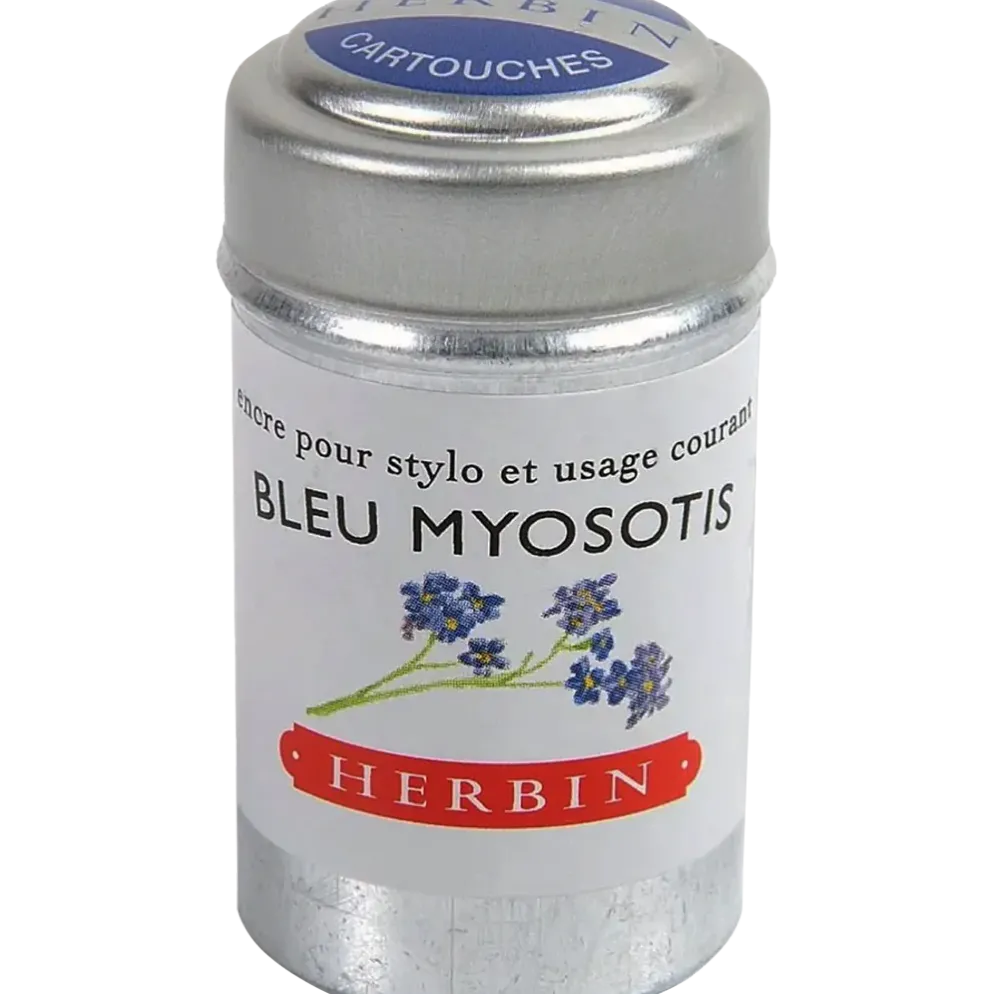 J Herbin Ink Cartridges Tin