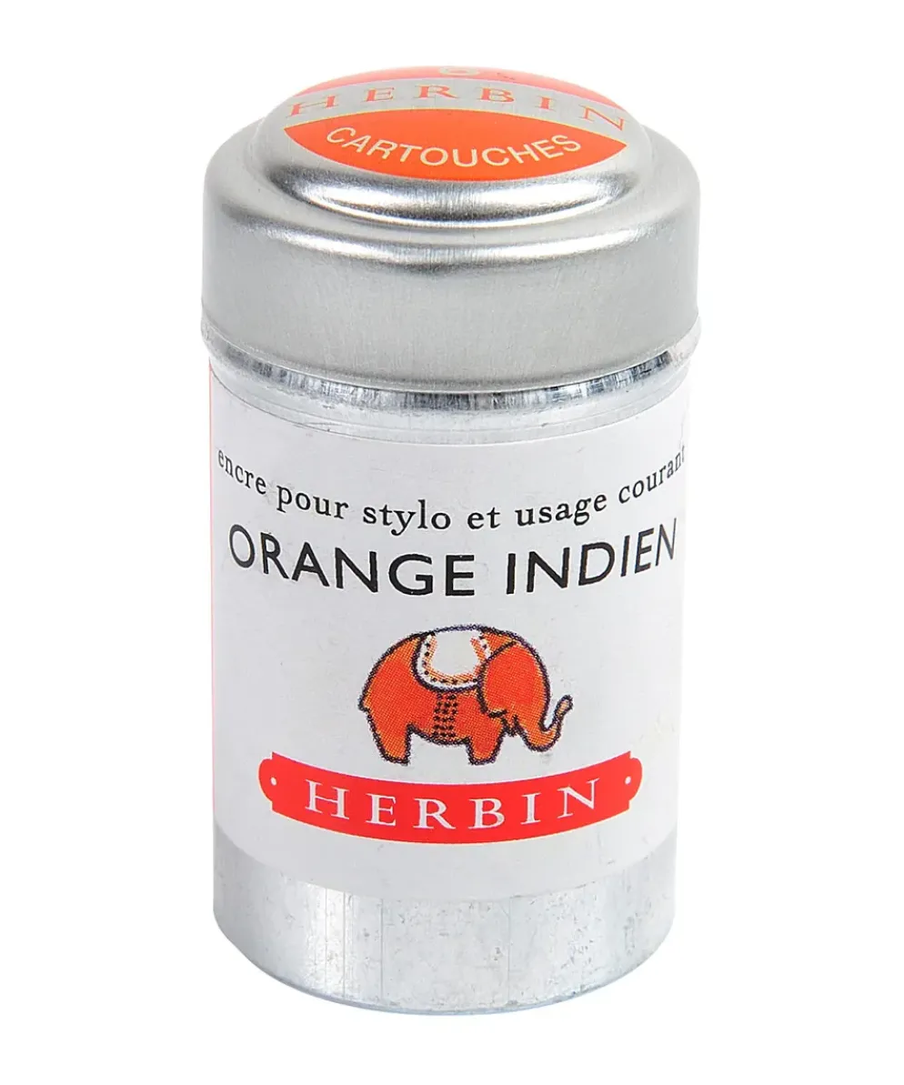 J Herbin Ink Cartridges Tin