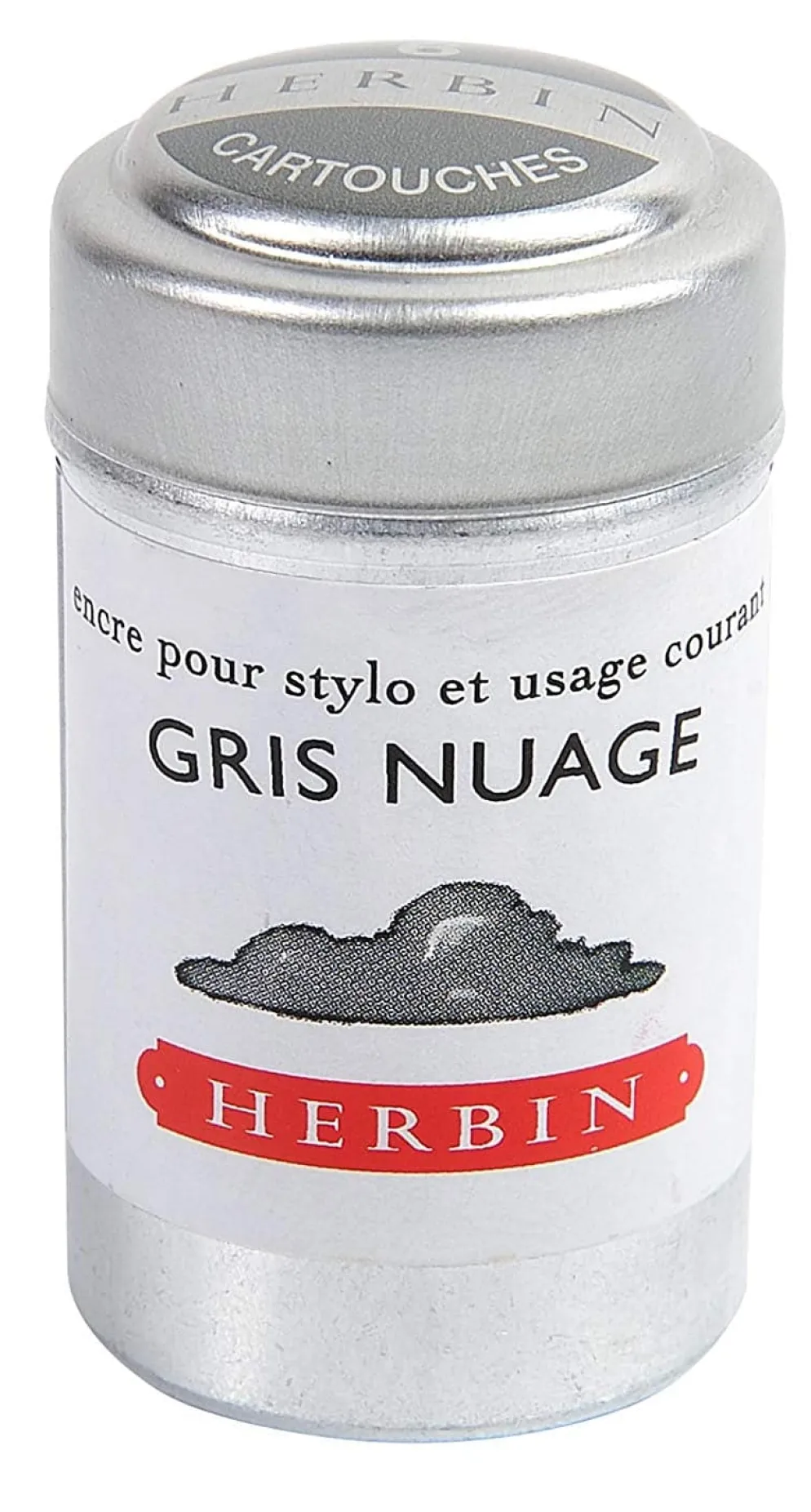 J Herbin Ink Cartridges Tin