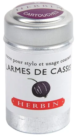 J Herbin Ink Cartridges Tin