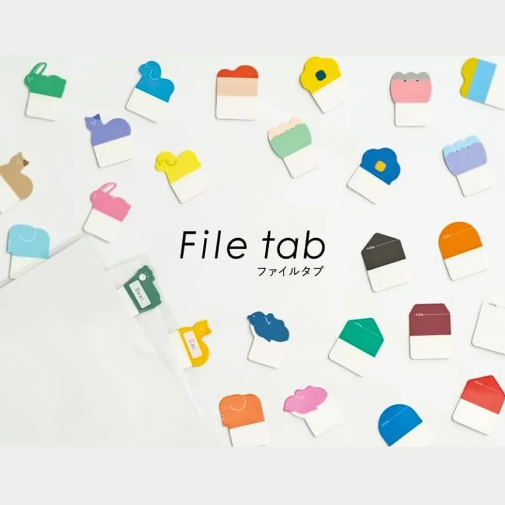 Kanmido File Tab Index Label Sticker