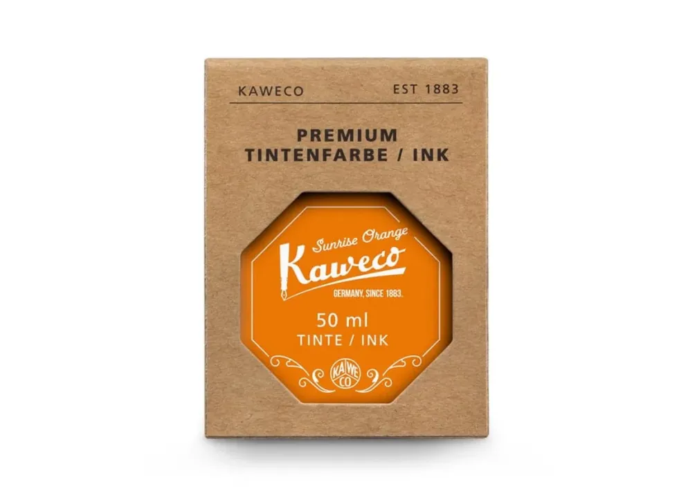 Kaweco Fountain Pen Ink Bottle 50ml - Sunrise Orange