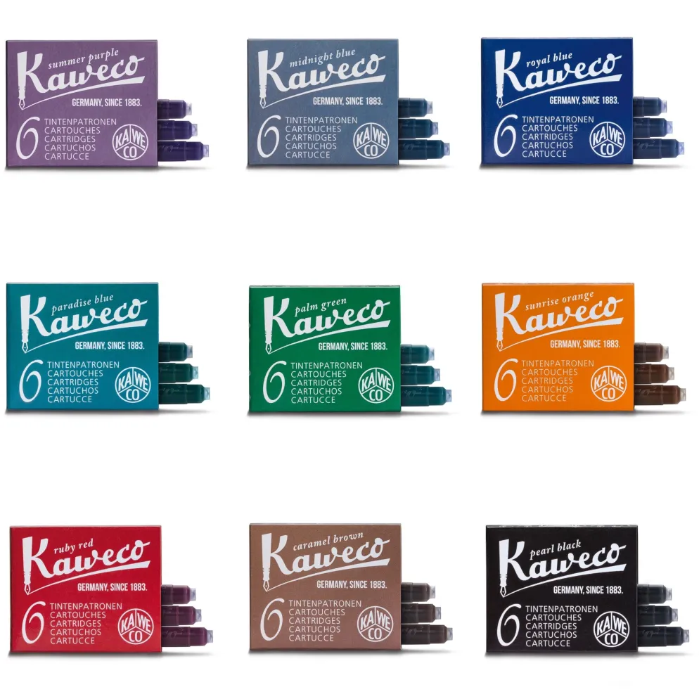 Kaweco Fountain Pen Ink Cartridges 6 Pack