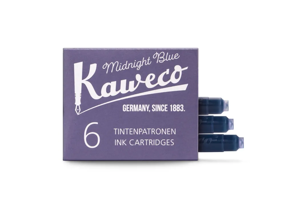 Kaweco Fountain Pen Ink Cartridges 6 Pack