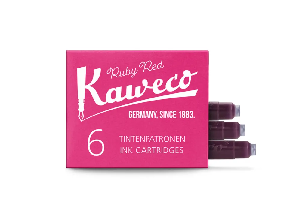 Kaweco Fountain Pen Ink Cartridges 6 Pack