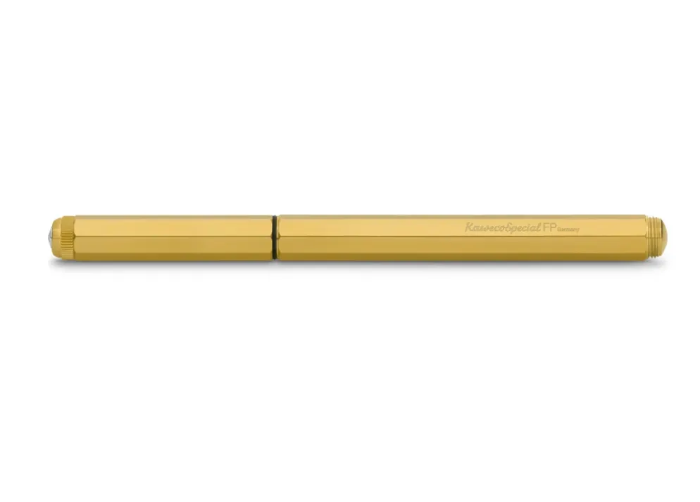 Kaweco Special Fountain Pen – Black & Brass