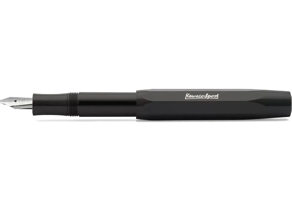 Kaweco SPORT CALLIGRAPHY Fountain Pen with Twin Nib - Black