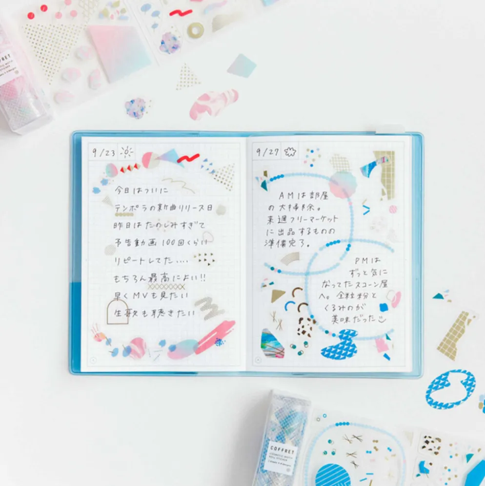 KING JIM HITOTOKI Coffret Cosmetic Film Roll Sticker