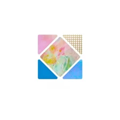 KING JIM HITOTOKI Coffret Cosmetic Motif Film Sticker