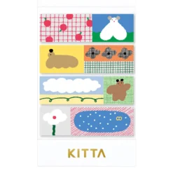 KING JIM KITTA Basic Masking Tape