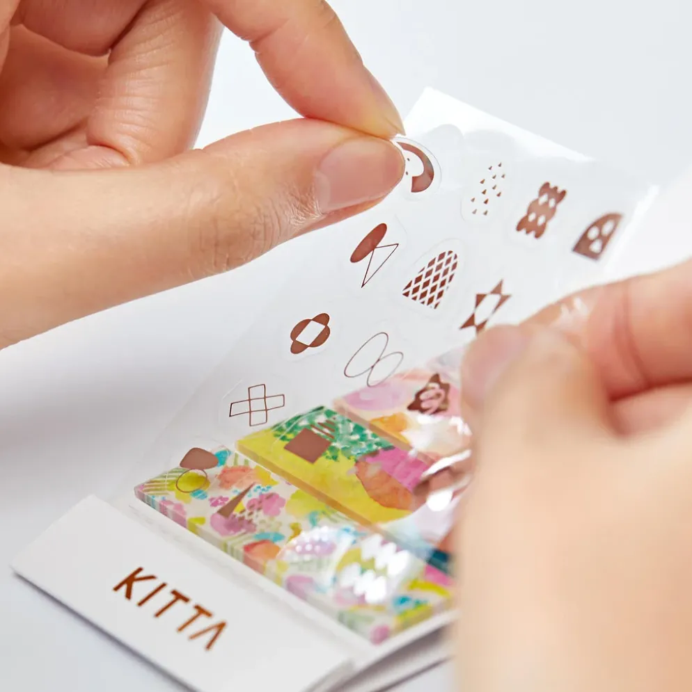 KING JIM KITTA Collage Stickers