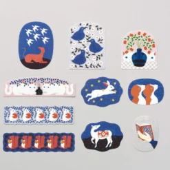 KING JIM KITTA Flake Stickers