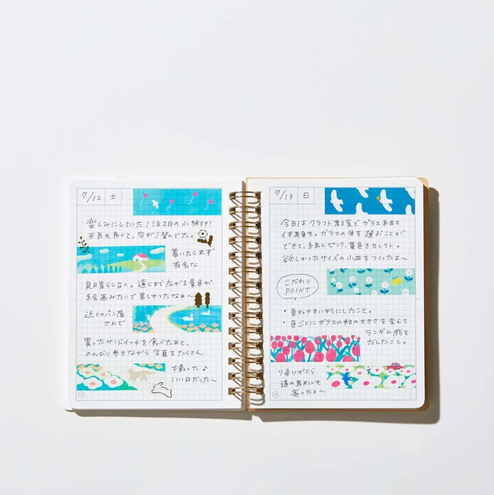 KING JIM KITTA Jabara Folding Washi Tape