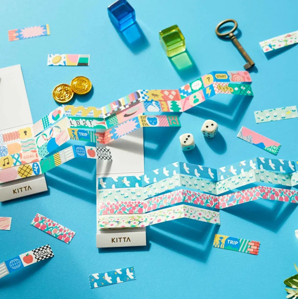 KING JIM KITTA Jabara Folding Washi Tape