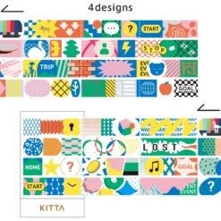 KING JIM KITTA Jabara Folding Washi Tape