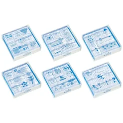 KING JIM Kori Jirushi Clear Stamps vol.2 — Set of 6