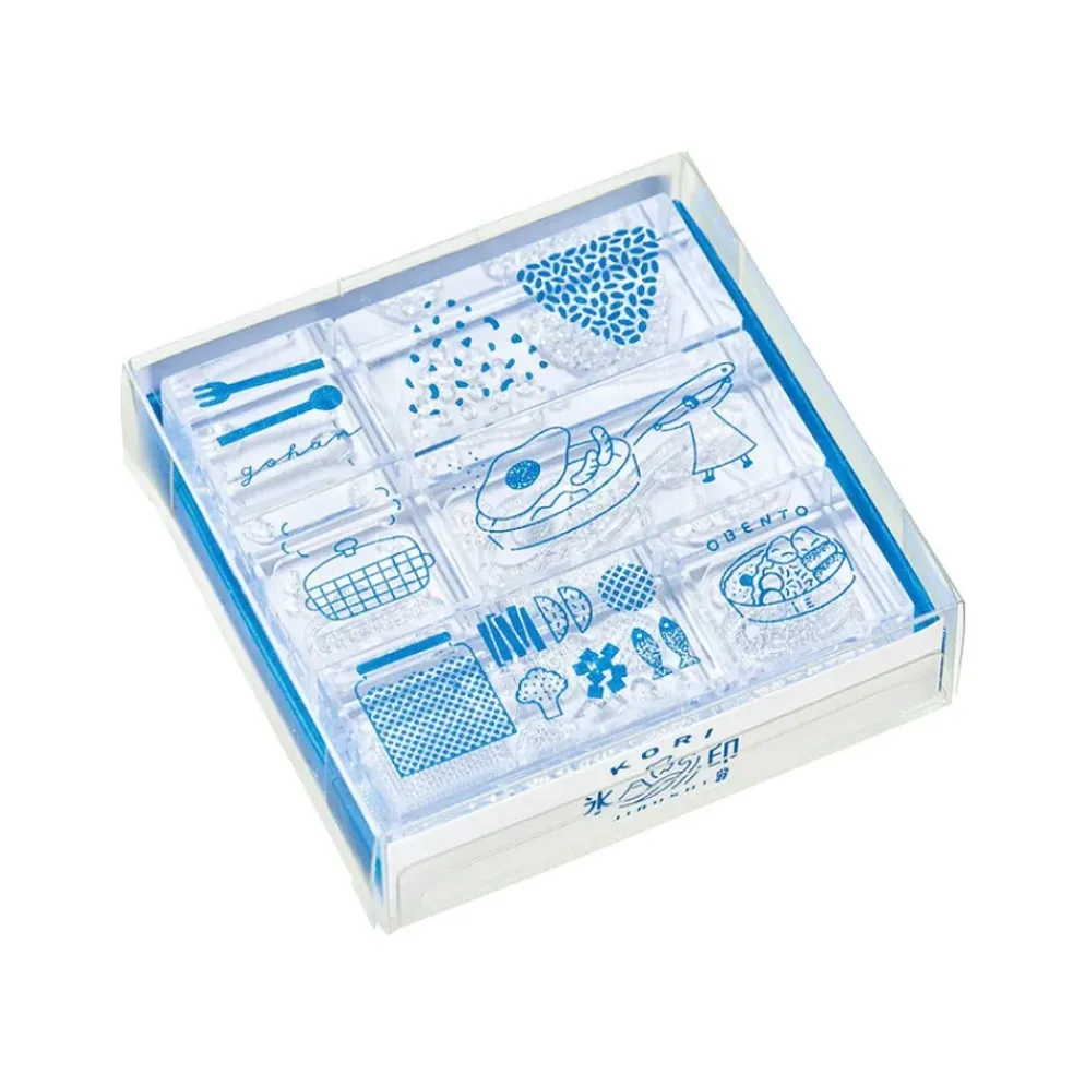 KING JIM Kori Jirushi Clear Stamps vol.2 — Set of 6