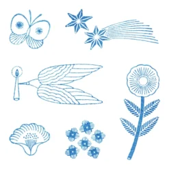 KING JIM Kori Jirushi Clear Stamps vol.2 — Set of 6