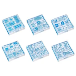 KING JIM Kori Jirushi Clear Stamps — Set of 6