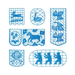 KING JIM Kori Jirushi Clear Stamps — Set of 6
