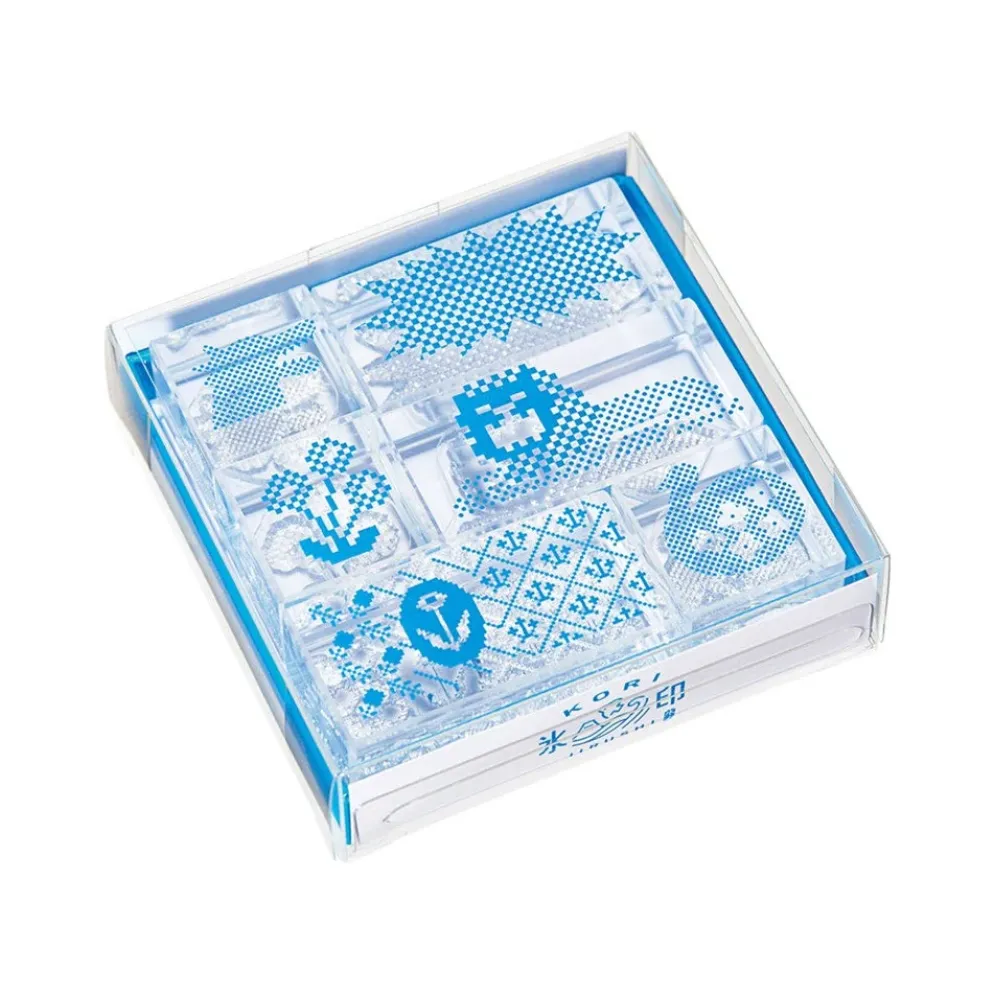 KING JIM Kori Jirushi Clear Stamps — Set of 6