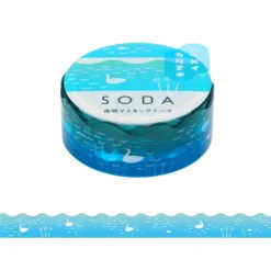 KING JIM SODA Die-Cut Masking Tape - 15mm