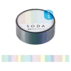 KING JIM SODA Film Masking Tape - 15mm