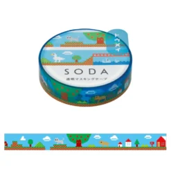KING JIM SODA Film Masking Tape - 10mm