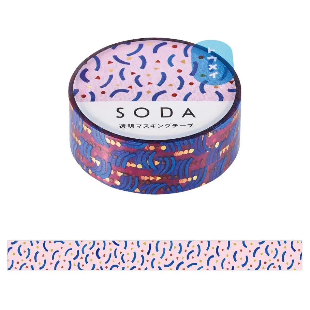 KING JIM SODA Foil Masking Tape - 15mm