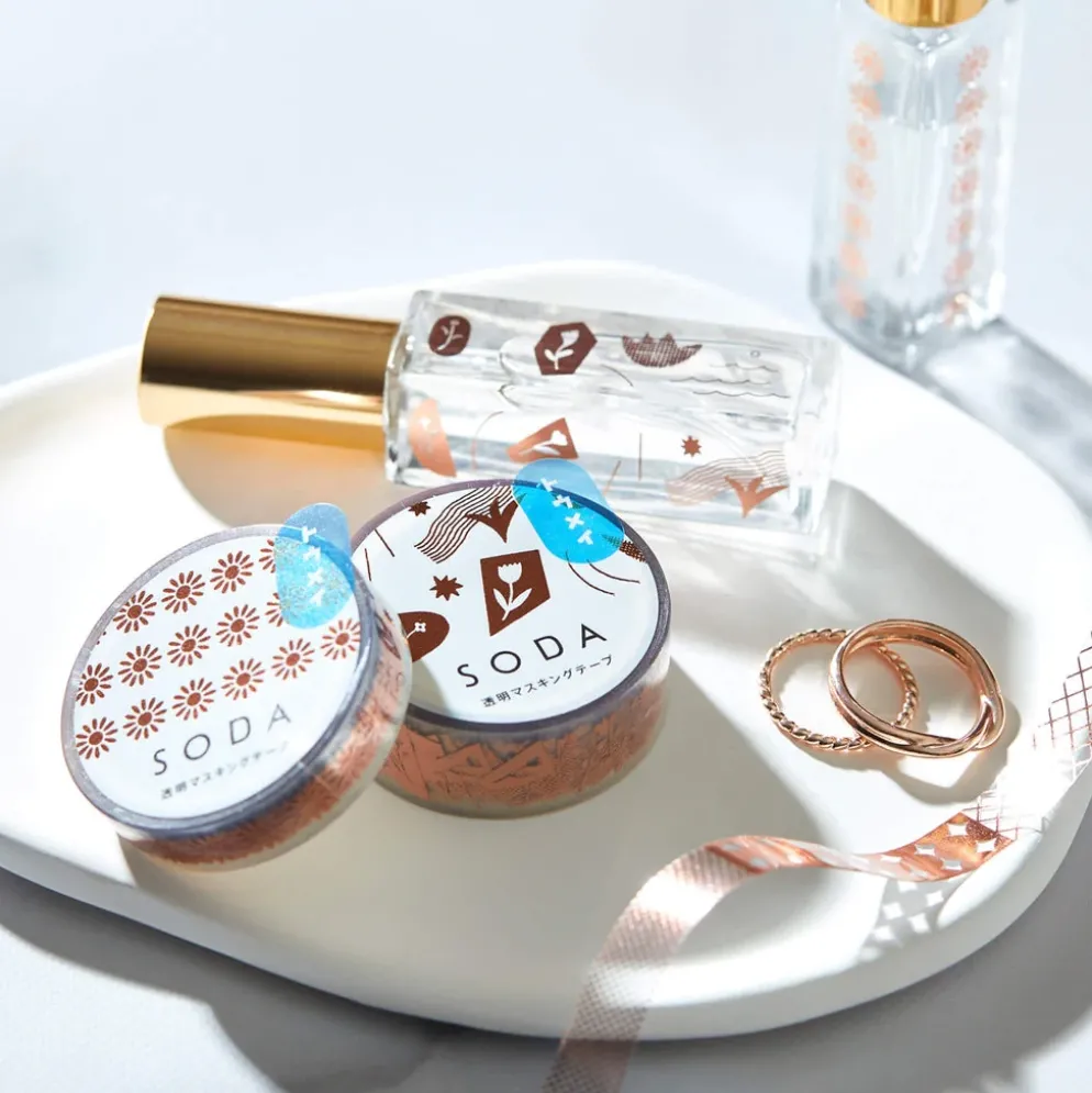 KING JIM SODA Foil Masking Tape - 10mm