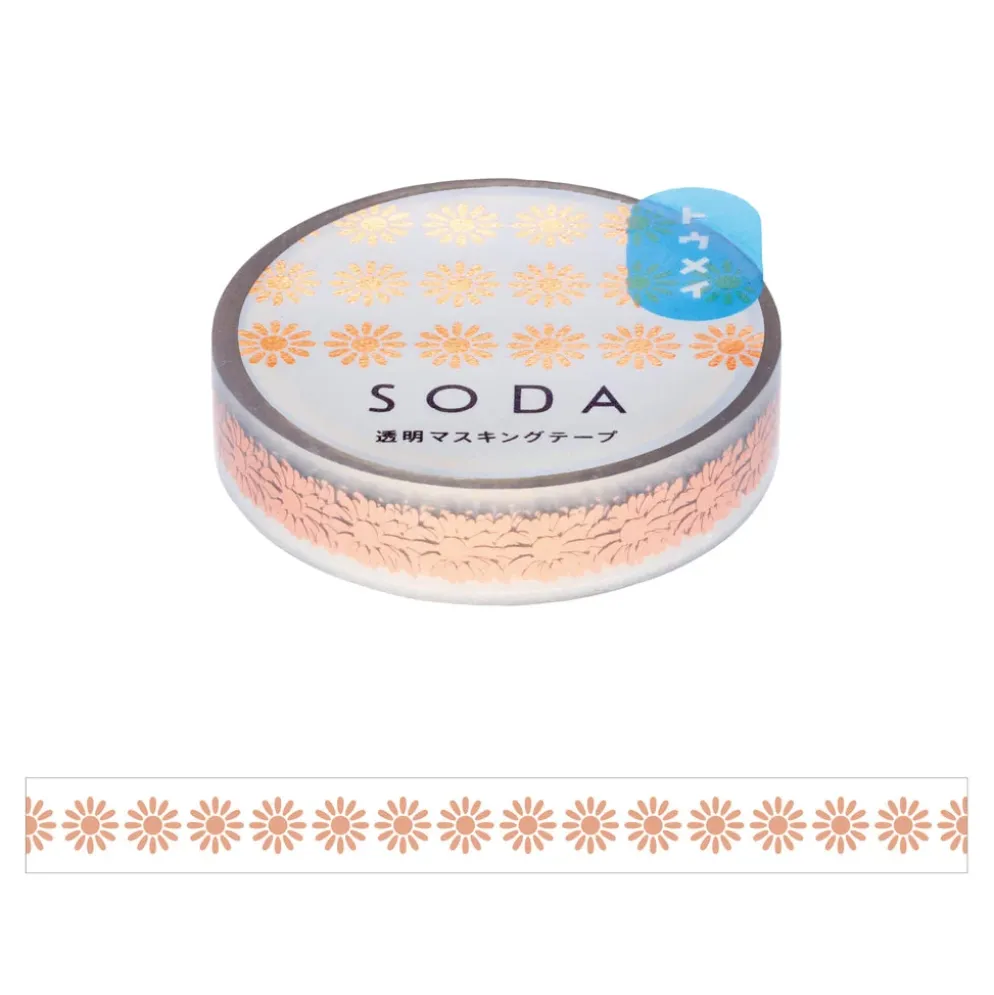 KING JIM SODA Foil Masking Tape - 10mm