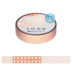 KING JIM SODA Foil Masking Tape - 10mm
