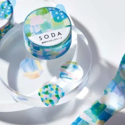 KING JIM SODA Glitter Masking Tape 20mm
