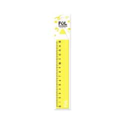Kitera FUL Pencil Design Acrylic Ruler