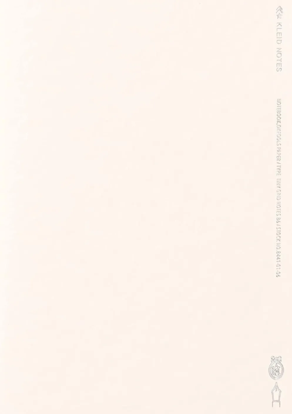 Kleid Notes Tiny Grid B6 Notebook