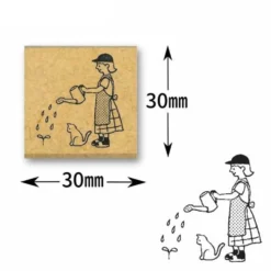 Kodomo No Kao Wooden Stamps - Everyday Life Series