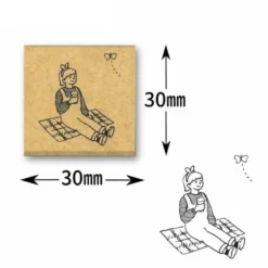 Kodomo No Kao Wooden Stamps - Everyday Life Series
