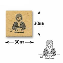 Kodomo No Kao Wooden Stamps - Everyday Life Series