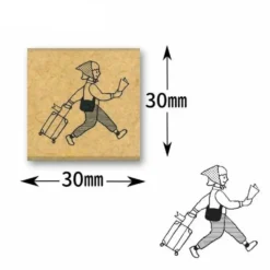 Kodomo No Kao Wooden Stamps - Everyday Life Series